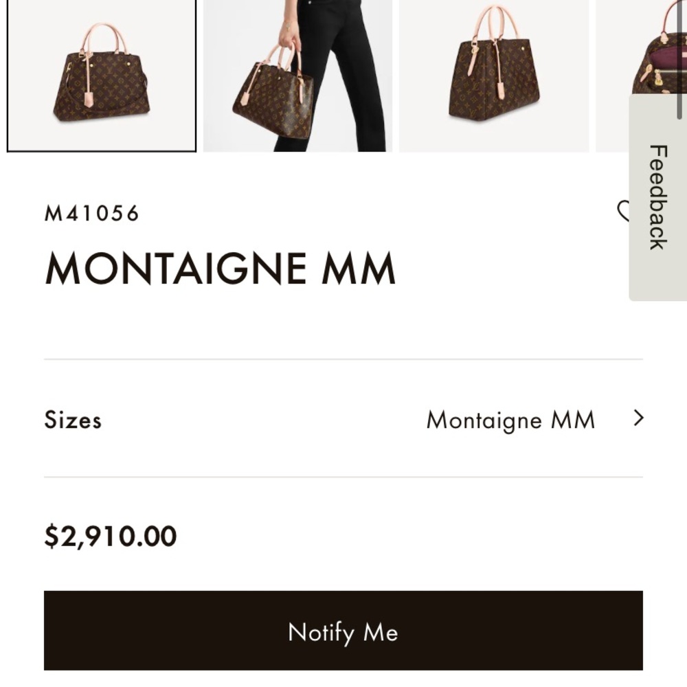 【SOLD】Louis Vuitton Montaigne MM - Picture 13 of 14